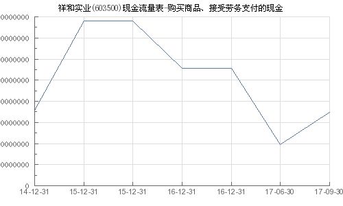 祥和实业 603500 购买商品 接受劳务支付的现金